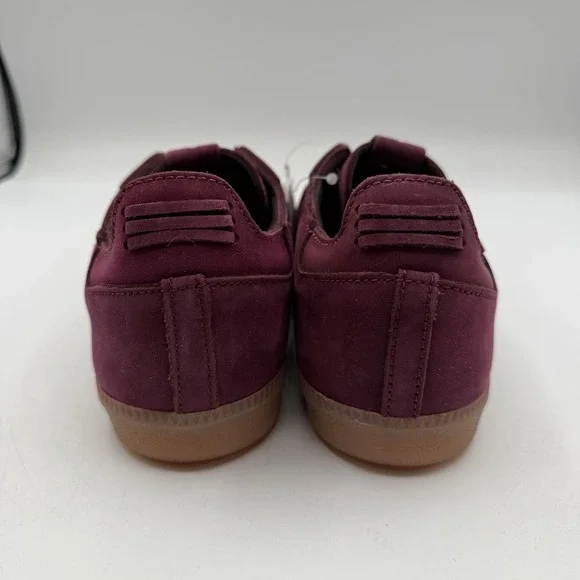 Adidas Samba Deep Hue Pack Shoes Womens 7.5 Burgundy/Maroon Gum Sneakers BY2834 - Picture 8 of 15